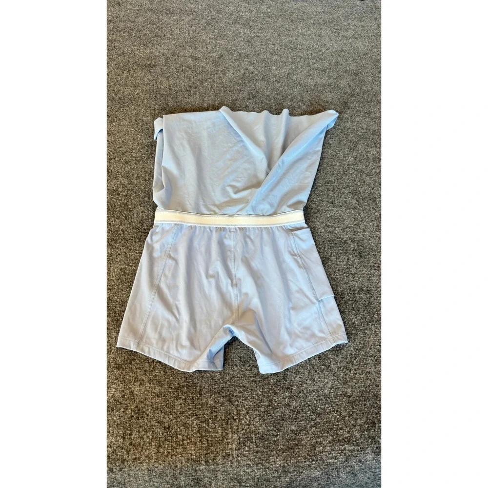 Lorna Jane Womens Light Blue Active Tennis Skort with Pockets Size S